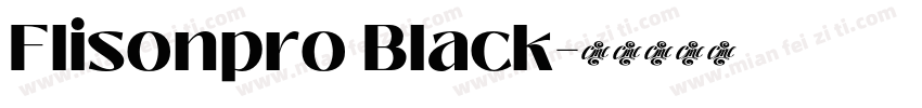 Flisonpro Black字体转换